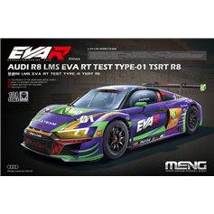 Meng 1:24 Audi R8 LM EVA RT TEST TYPE-01 TSRT R8 