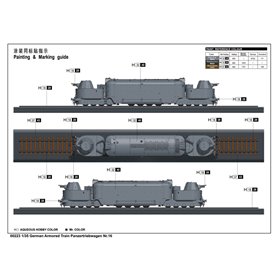 Trumpeter 1:35 Panzertriebwagen Nr.16 - GERMAN ARMORED TRAIN