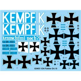 I LOVE KIT 62403 1:24 Fokker Dr.I