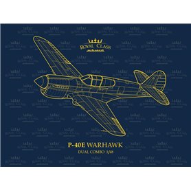 Eduard R0023 P-40E Warhawk Dual Combo Royal Class 1/48