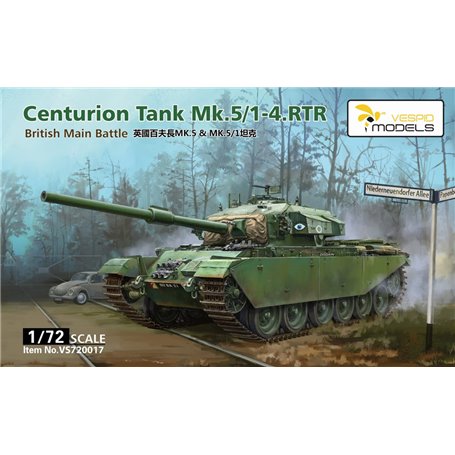 Vespid Models 720017 Centurion Tank Mk.5/1-4.RTR