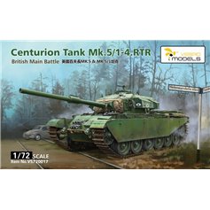 Vespid Models 1:72 Centurion Mk.5/1-4.RTR - BRITISH MAIN BATTLE TANK