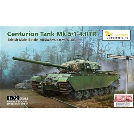 Vespid Models 720017S Centurion Tank Mk.5/1-4.RTR Deluxe Edition