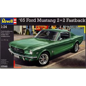 Revell 1:24 1965 Ford Mustang 2+2 Fastback - MODEL SET - z farbami