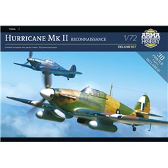 Arma Hobby 1:72 Hawker Hurricane Mk.II - RECONNAISSANCE - DELUXE SET + 3D prints 