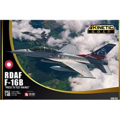 Kinetic GOLD 1:48 RDAF F-16B - PRESS TO TEST VIKINGS 