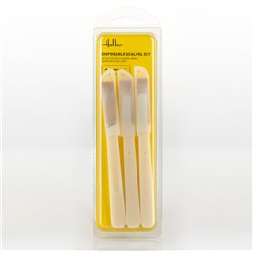 Heller Jednorazowe skalpele DISPOSABLE SCALPEL SET - 3szt.