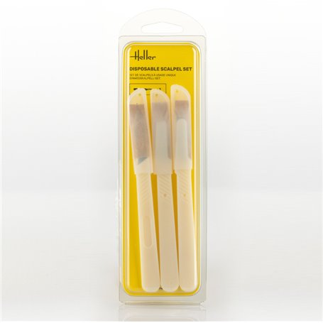 Heller 99006 Disposable Scalpel Set (3 Pieces)