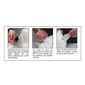 Woodland Scenics WC1185 EASY ROCK CARVING TOOLS