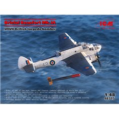 ICM 1:48 Bristol Beaufort Mk.IA - WWII BRITISH TORPEDO BOMBER 