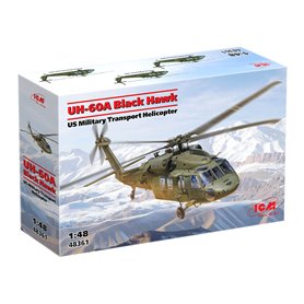 ICM 1:48 UH-60A Black Hawk - US MILITARY TRANSPORT HELICOPTER