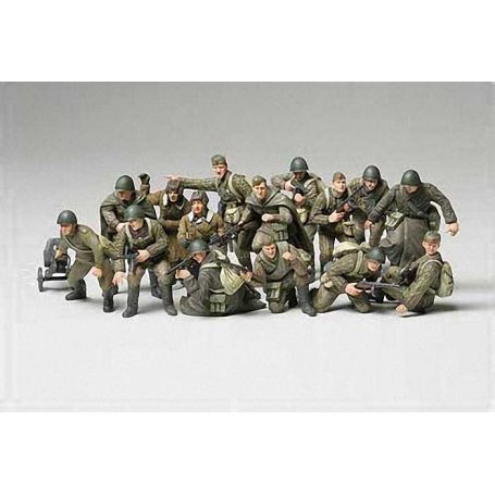 Tamiya 1:48 Russian infantry | 15 figurines |