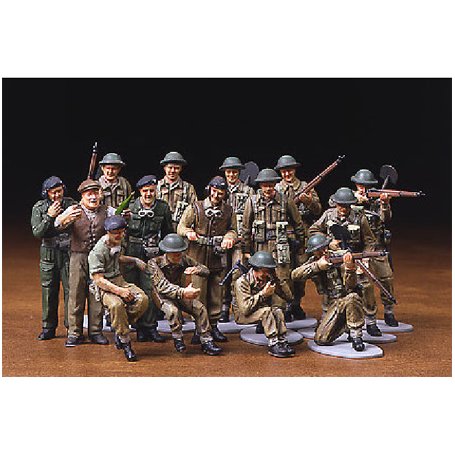 Tamiya 1:48 British infantry | 15 figurines |