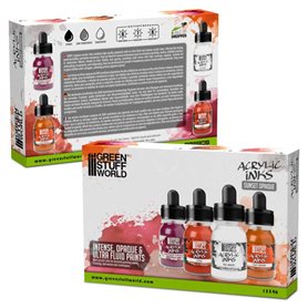 Acrylic Inks Set - Sunset Opaque (x4)