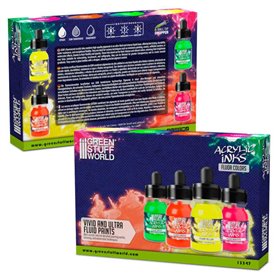 Acrylic Inks Set - Fluor (x4)Acrylic Inks Set - Fluor (x4)
