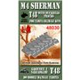 Toro 48030 1/48 M4 Sherman T48 with Duckbills Tracks for Tamiya M4/M4A1 Kits