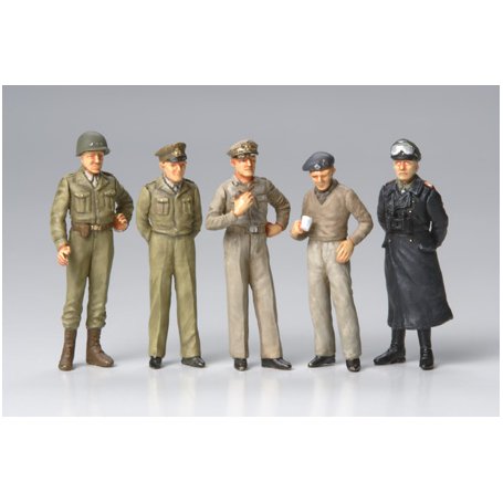 Tamiya 1:48 Famous generals - 5 figurines 