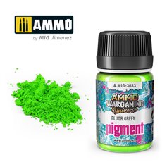 Ammo of MIG Pigmenty PIGMENT: FLUOR GREEN - 35ml