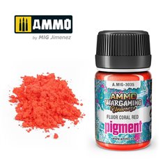 Ammo of MIG Pigmenty PIGMENT: FLUOR CORAL RED - 35ml