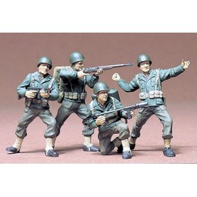 Tamiya 1:35 US Army infantry | 4 figurines | 