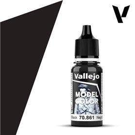 Vallejo Model Color 170. Glossy Black 70861 / FS 17038 