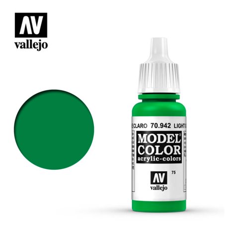 Vallejo Model Color 075. Light Green 70942