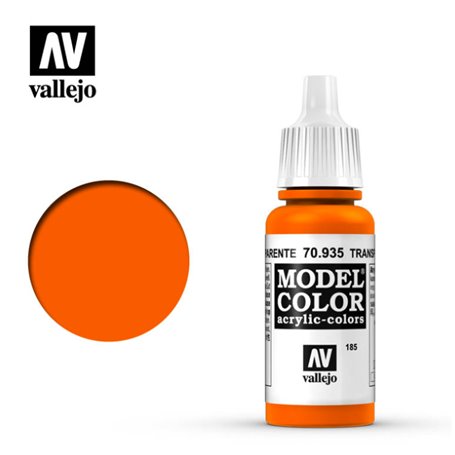 Vallejo Model Color 185. Orange Transparent 70935 