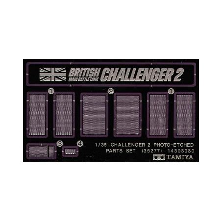 Tamiya 1:35 Metal grilles for Challenger 2 