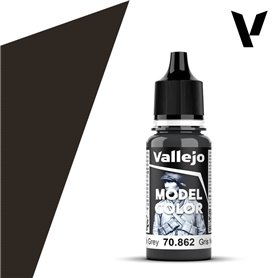 Vallejo Model Color 168. Black Grey 70862 / RAL 7021 