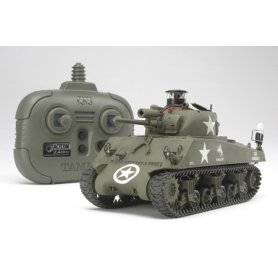 Tamiya 1:35 48212 RC US Medium Tank M4A3 Sherman - w/2.4GHz Control Unit