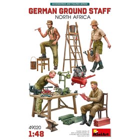 Mini Art 1:48 GERMAN GROUND STAFF - NORTH AFRICA