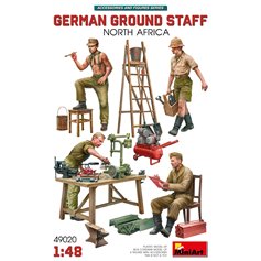 Mini Art 1:48 GERMAN GROUND STAFF - NORTH AFRICA