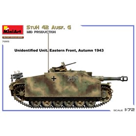 Mini Art 1:72 Sturmhaubitze StuH.42 Ausf.G - MID PRODUCTION