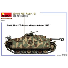 Mini Art 1:72 Sturmhaubitze StuH.42 Ausf.G - MID PRODUCTION