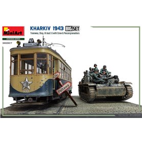 Mini Art 1:35 KHARKIV 1943 TRAWAY + StuG.III Ausf.G. W/CREW + Panzergrenadiers