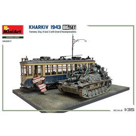 Mini Art 1:35 KHARKIV 1943 TRAWAY + StuG.III Ausf.G. W/CREW + Panzergrenadiers
