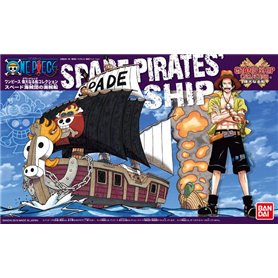 Bandai 55722 ONE PIECE GRAND SHIP COLLECTION SPADE PIRATES SHIP GUN55722
