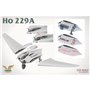 Takom 1:32 HORTEN HO-229 BOX: Ho-229A + Ho-229B + 1:16 PILOT - LIMITED EDITION