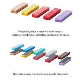 DSPIAE SS3-400 3 mm 400 Sanding Sponge (5 pcs) (56295)