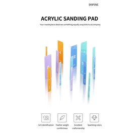 DSPIAE PT-SP04 Acrylic Sanding Pad Set 3 pcs (56243)
