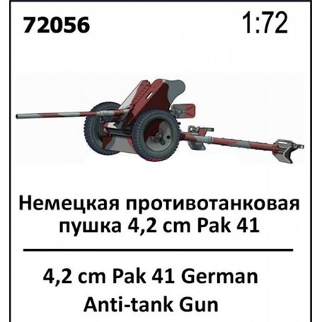 Zebrano 1:72 PaK.41 42mm - GERMAN ANTI-TANK GUN 