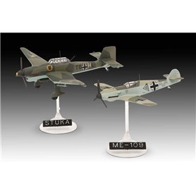 Revell 1:144 Messerschmitt Bf-109E + Junkers Ju-87B