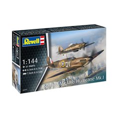 Revell 1:144 Supermarine Spitfire Mk.Ia + Hawker Hurricane Mk.I 