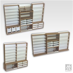Hobbyzone Modułowy wieszak na farby x 7
