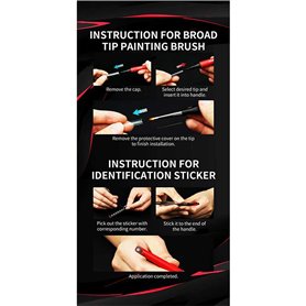 DSPIAE PT-FB Phoenix Plume Interchangeable Fine Detailing Brush (56252)