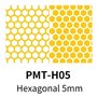 DSPIAE PMT-H05 Precut Masking Tape 5 mm Hexagonal (56611)