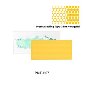 DSPIAE PRECUT MASKING TAPE - HEXAGONAL - 7mm