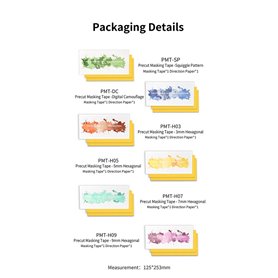DSPIAE PMT-DC Precut Masking Tape - Digital Camouflage (56075/54232)