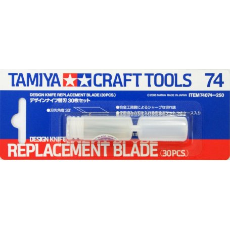 TAMIYA 74074 DESIGN KNIFE BLADE 30
