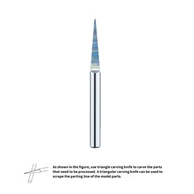 DSPIAE Nożyk wolframowy TUNGSTEN STEEL TRIANGLE CARVING KNIFE